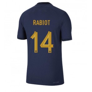 Frankrig Adrien Rabiot #14 Replika Hjemmebanetrøje VM 2022 Kortærmet